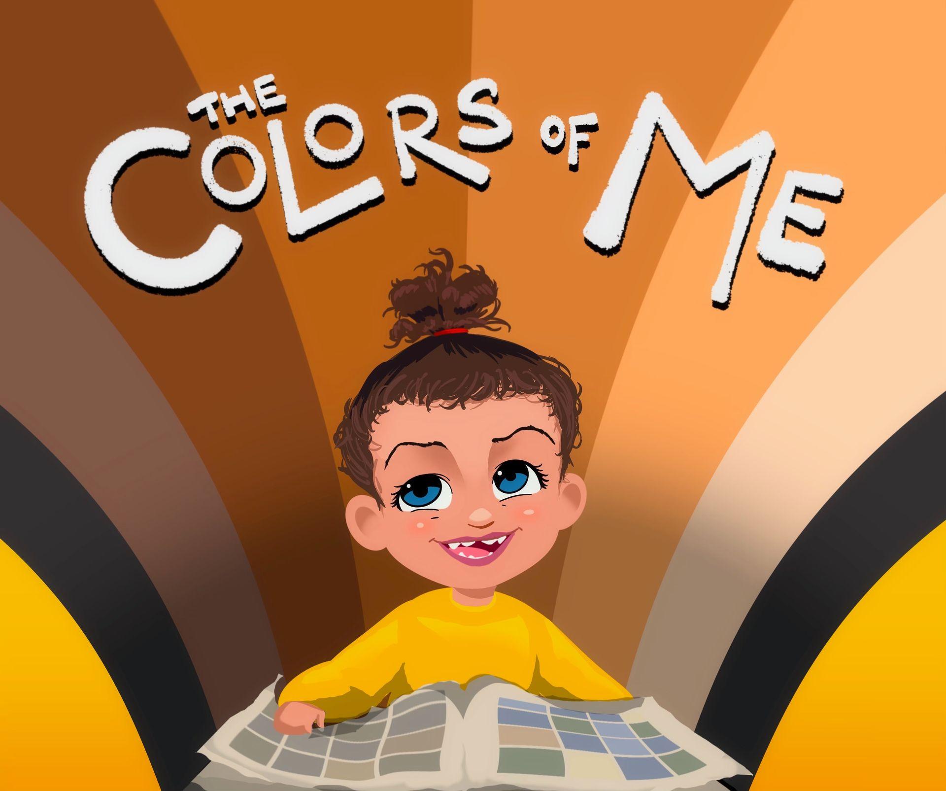 biracial girl on cover of children's book